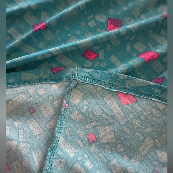 Lula Roe size small Blue pink maxi Dress - Picture 4 of 6